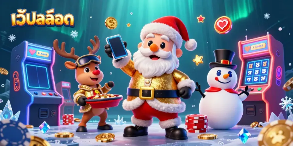 เว็ปสล็อต แสดงเกมแจ็คพอตที่มีตัวละครขนมปังขิงในคาสิโน 3D สำหรับนักลงทุนทั่วไป