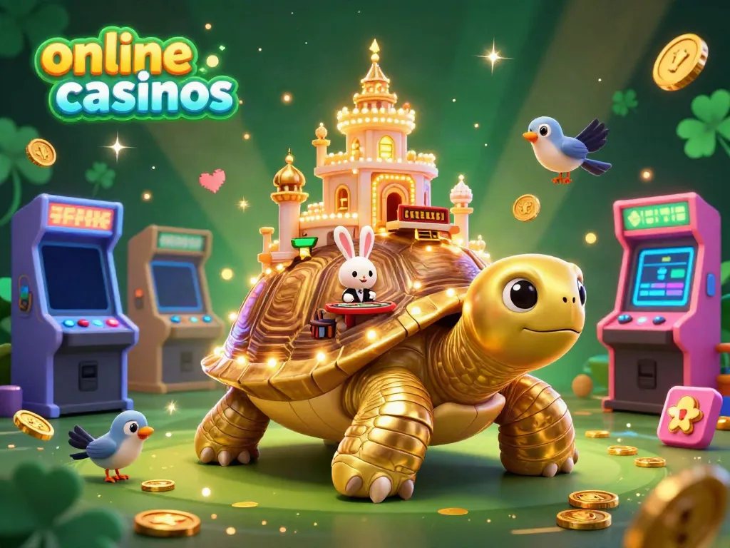 Engage with top online casinos featuring vibrant casino-themed illustrations and exciting game elements.