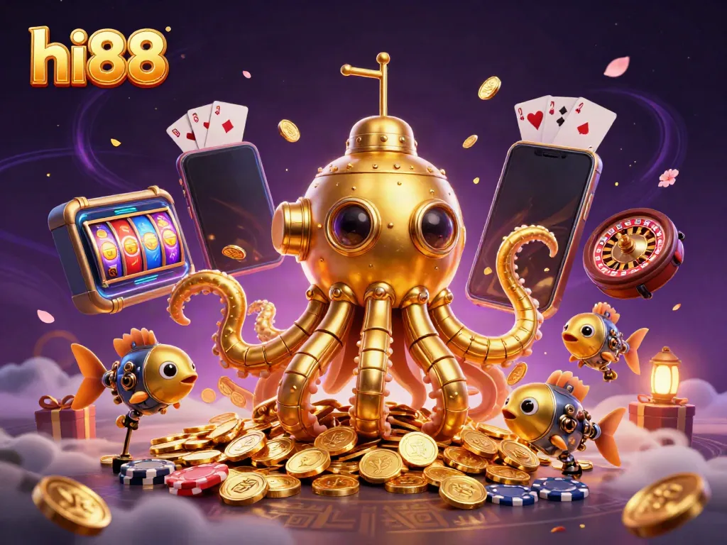 Trải nghiệm cá cược thú vị với hi88 trong không gian rực rỡ của trò chơi casino