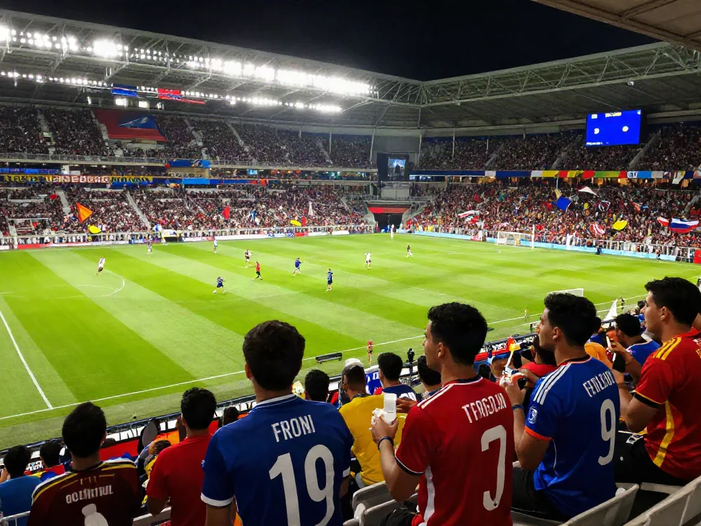 Fans enjoying a football match, representing the excitement of TOP10 สโมสร competitions in 2026.
