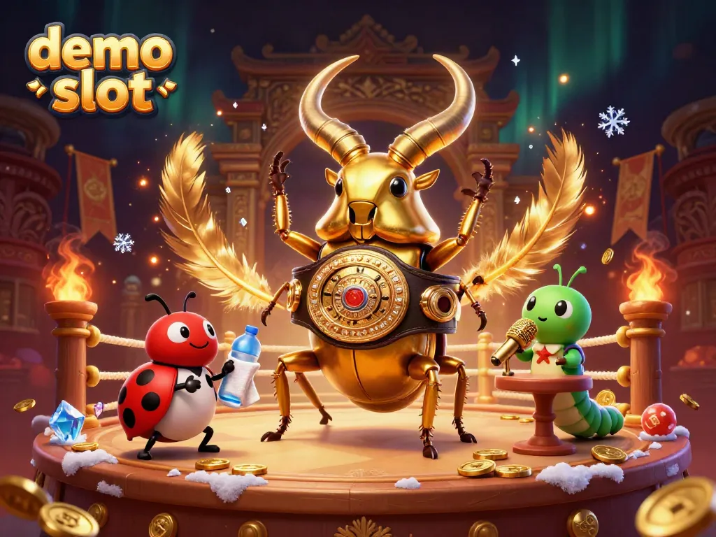 Engage with demo slot games featuring vibrant characters and dynamic casino elements.