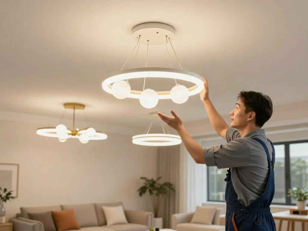 Iluminat cu lustra LED de la un furnizor local de servicii, te ajutăm să alegi luminile potrivite.